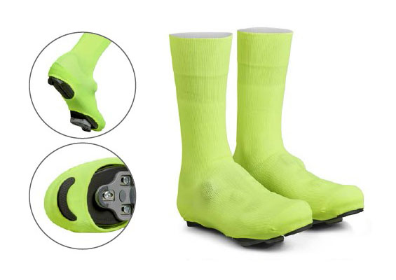 GripGrab Flandrien Waterproof Knitted Road Overschoenen Hi-Vis Geel GripGrab Flandrien Waterproof Knitted Road Overschoenen Hi-Vis Geel